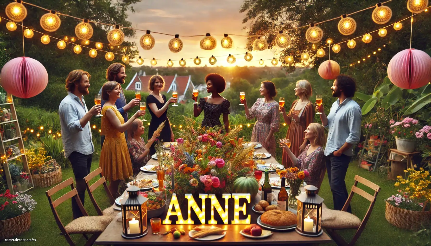 Firande av namnsdag och namn - Anne