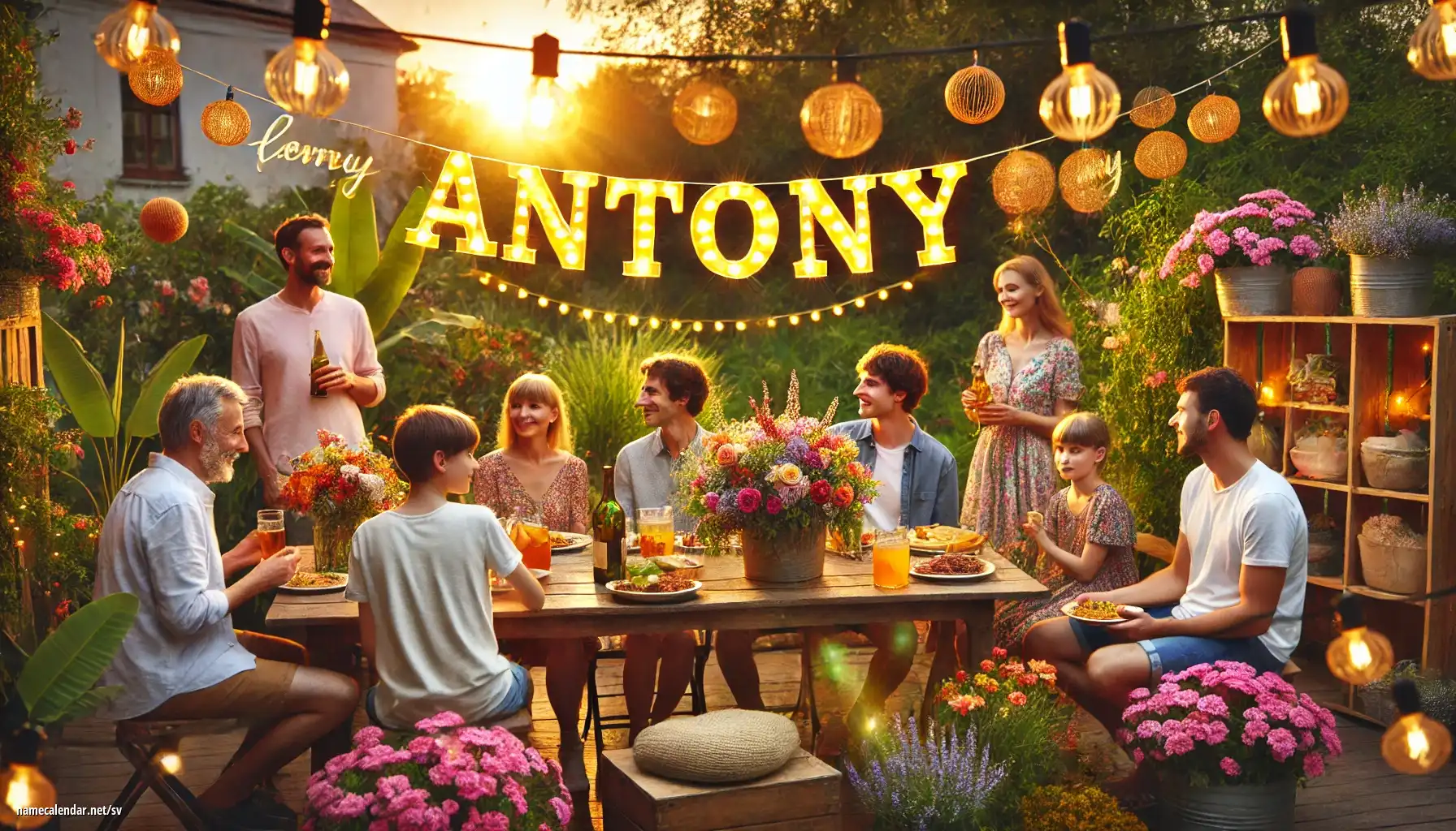 Firande av namnsdag och namn - Antony