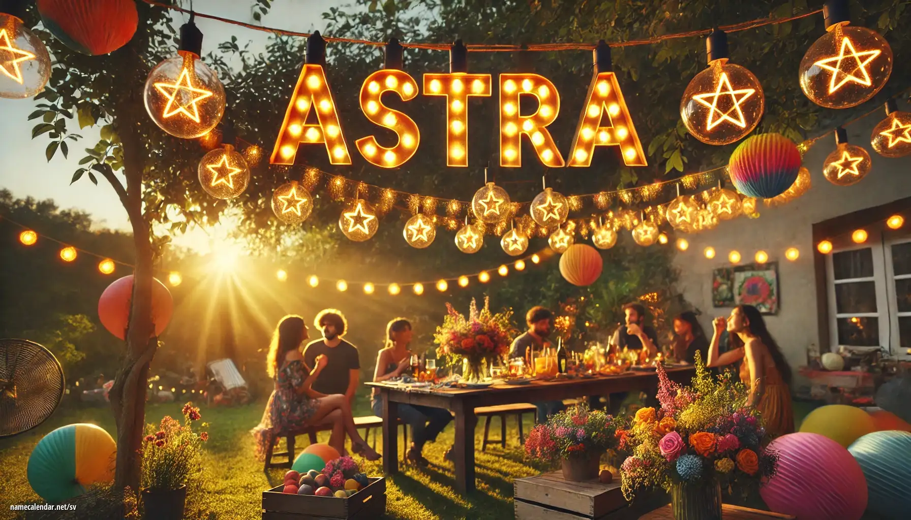 Firande av namnsdag och namn - Astra