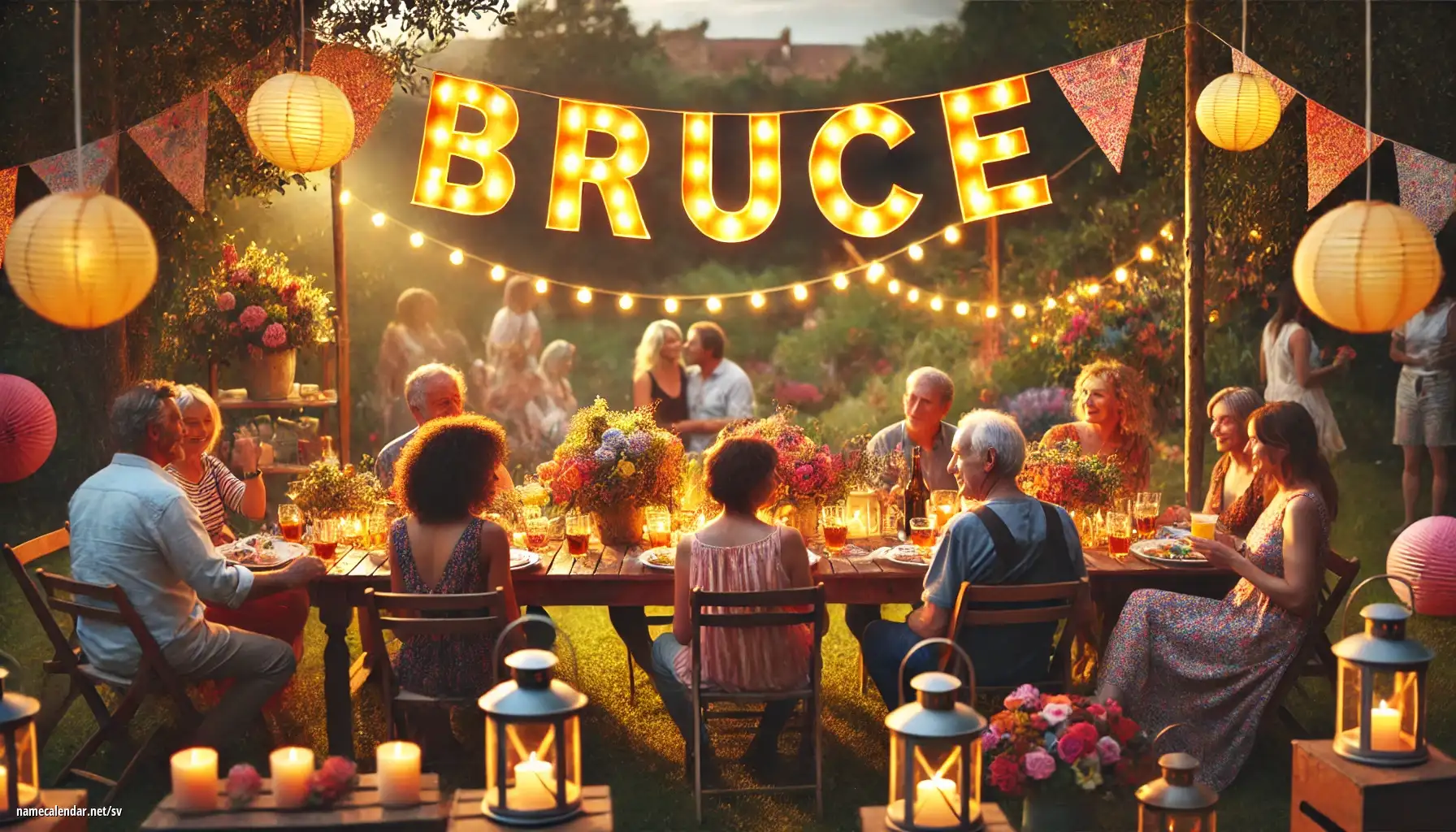 Firande av namnsdag och namn - Bruce