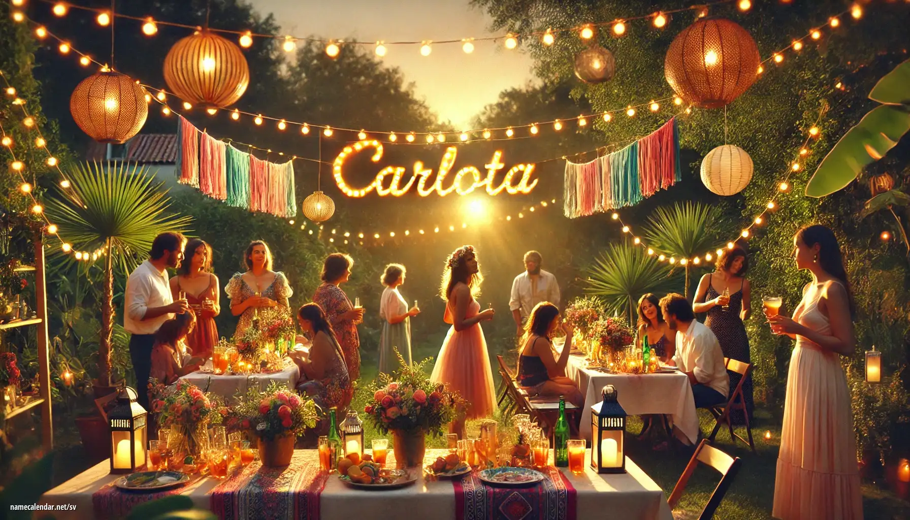 Firande av namnsdag och namn - Carlota