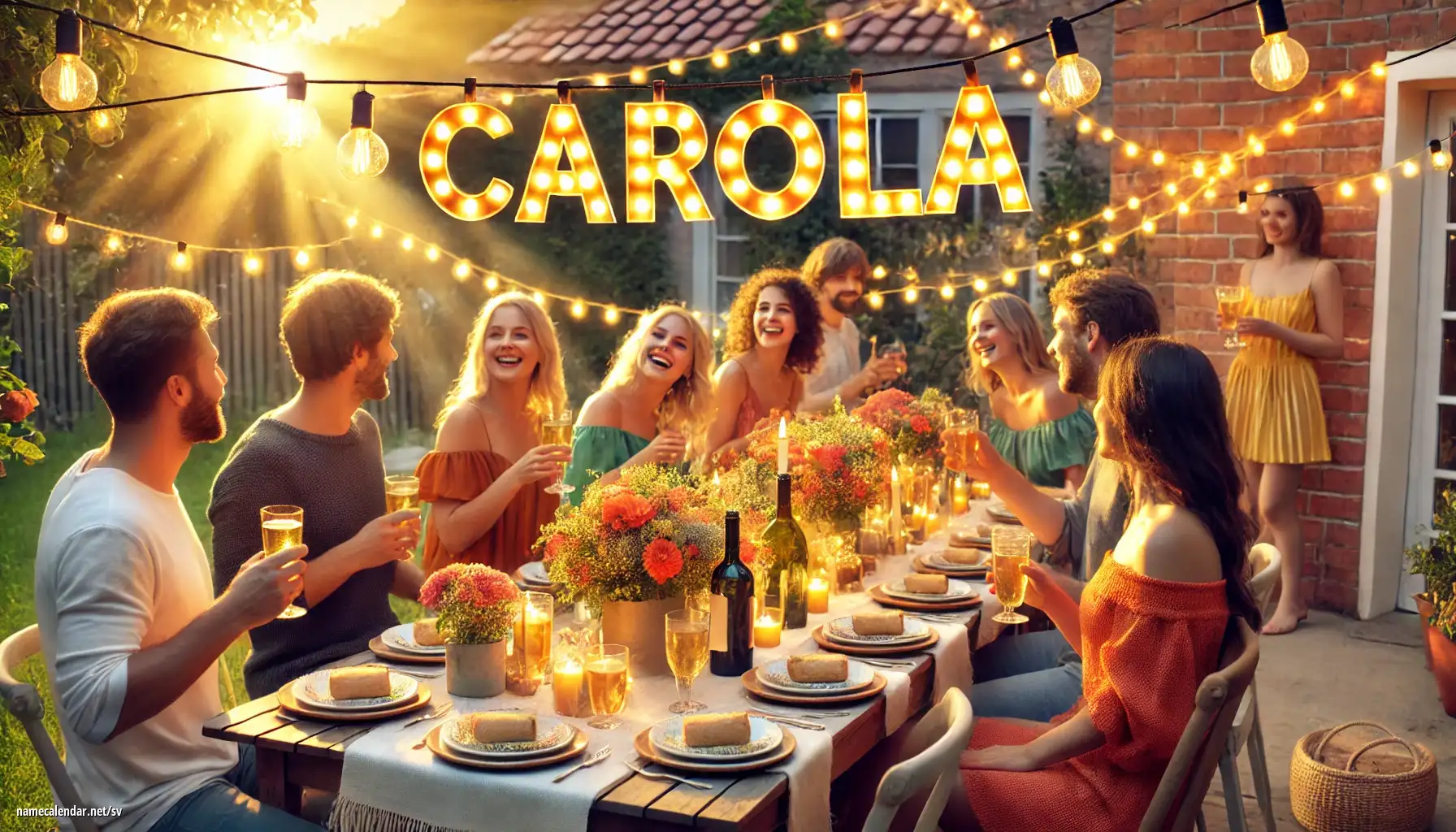 Firande av namnsdag och namn - Carola