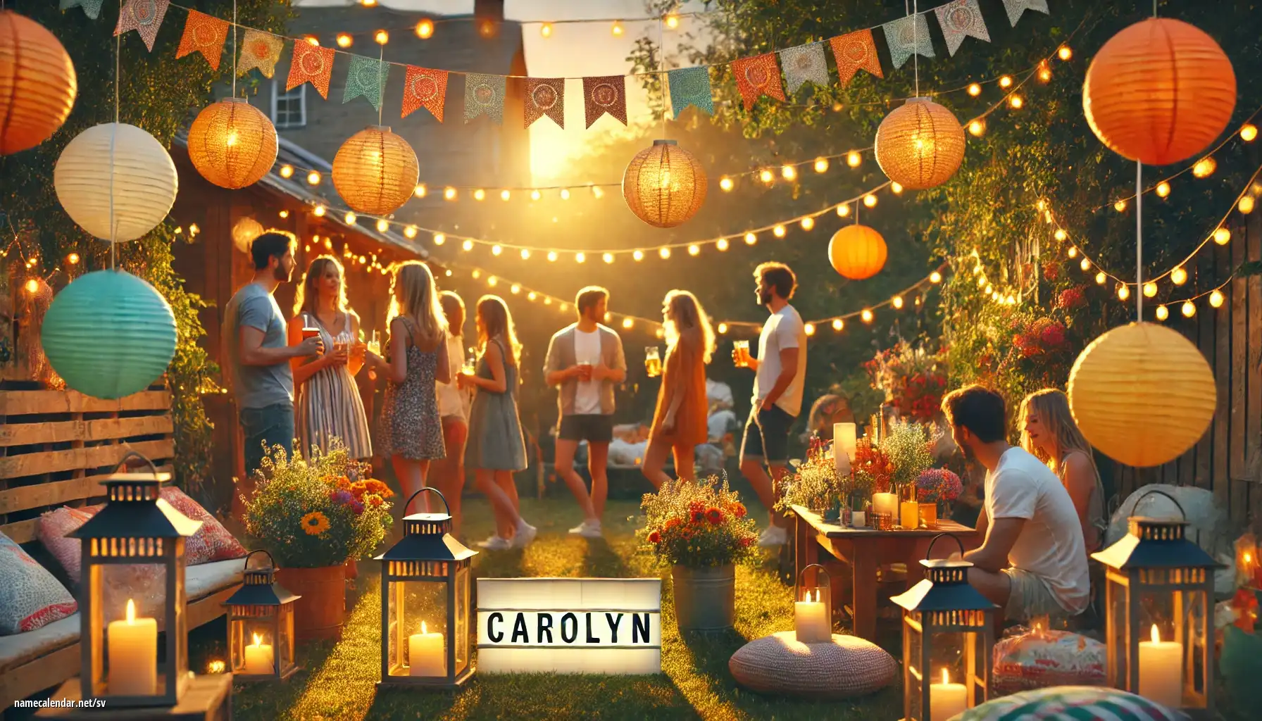 Firande av namnsdag och namn - Carolyn