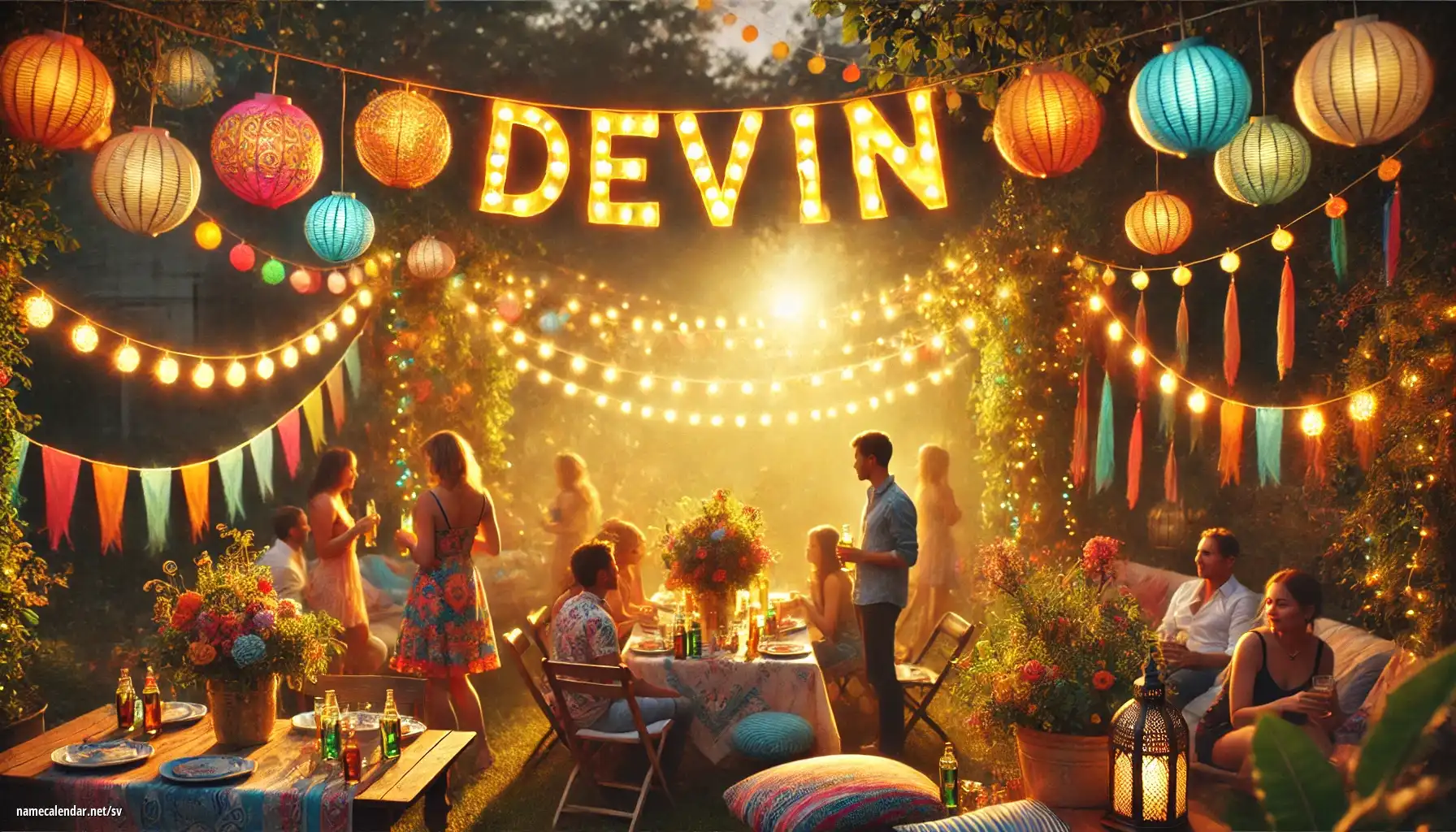 Firande av namnsdag och namn - Devin