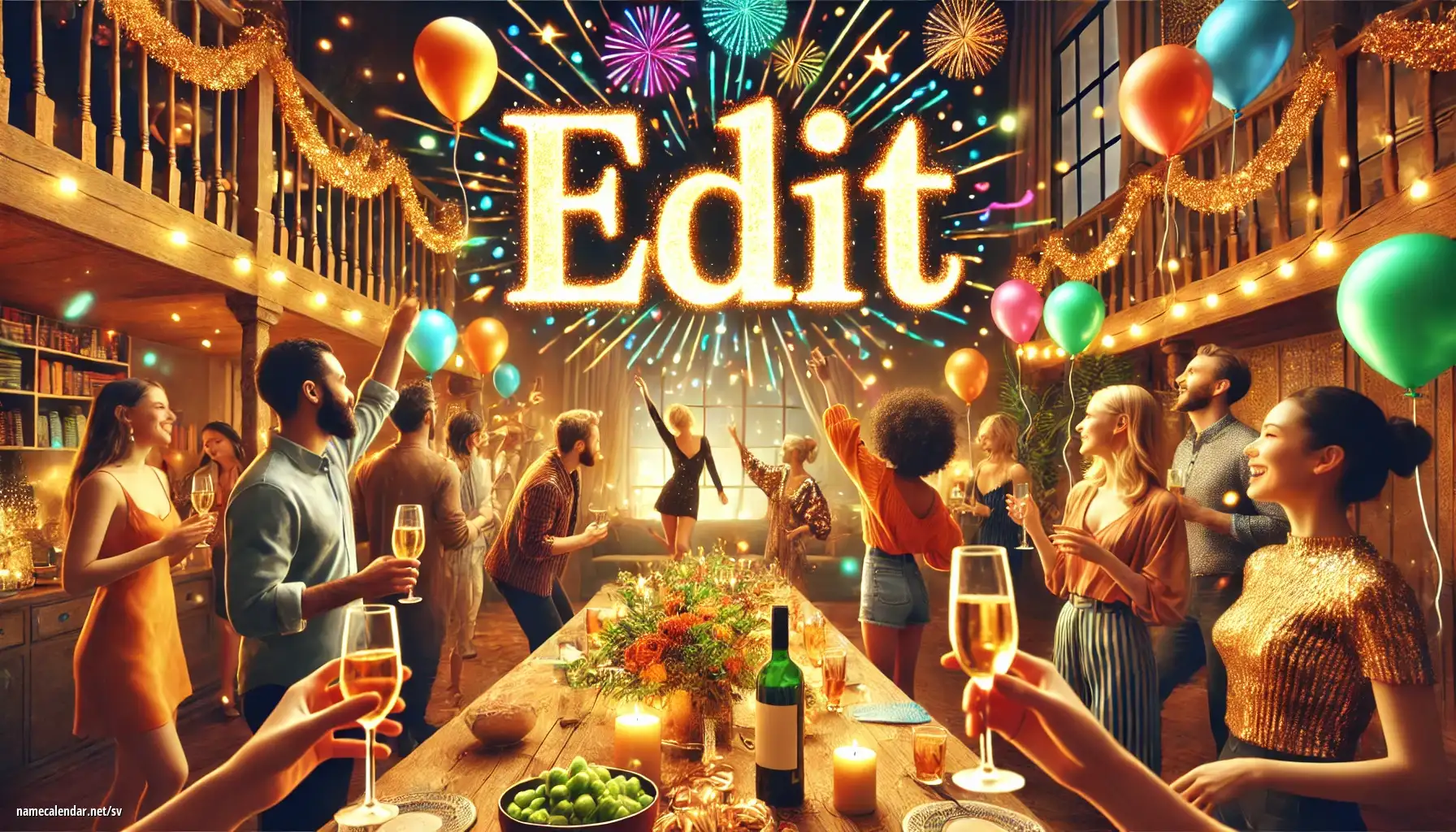 Firande av namnsdag och namn - Edit