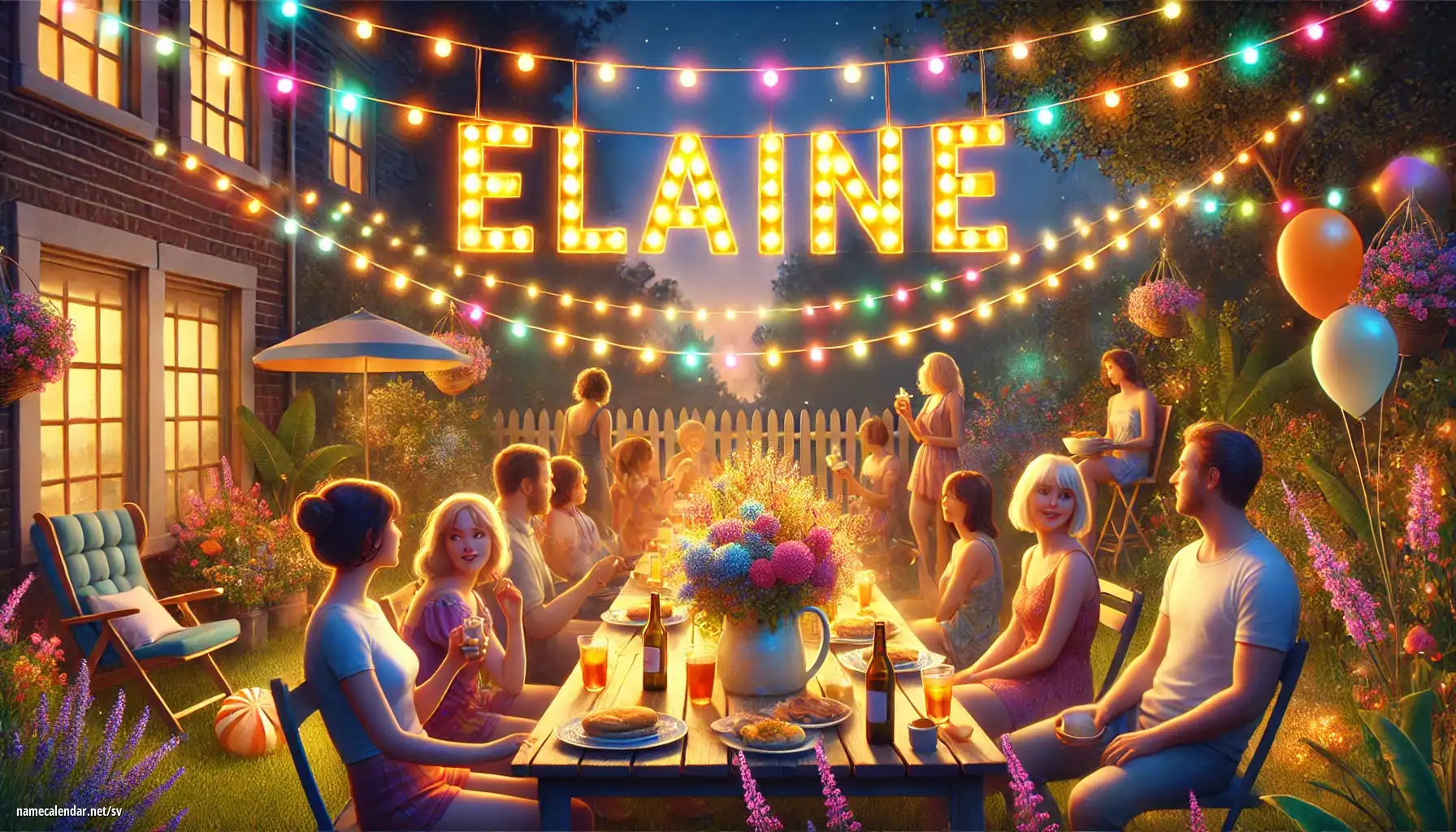 Firande av namnsdag och namn - Elaine