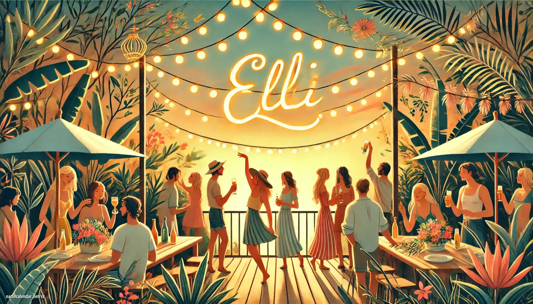 Firande av namnsdag och namn - Elli