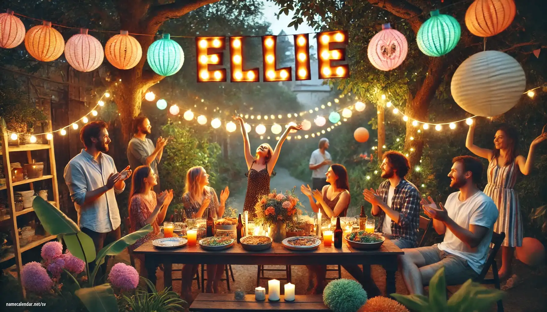 Firande av namnsdag och namn - Ellie