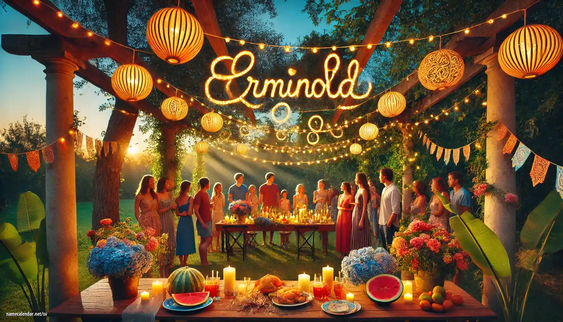 Firande av namnsdag och namn - Erminold