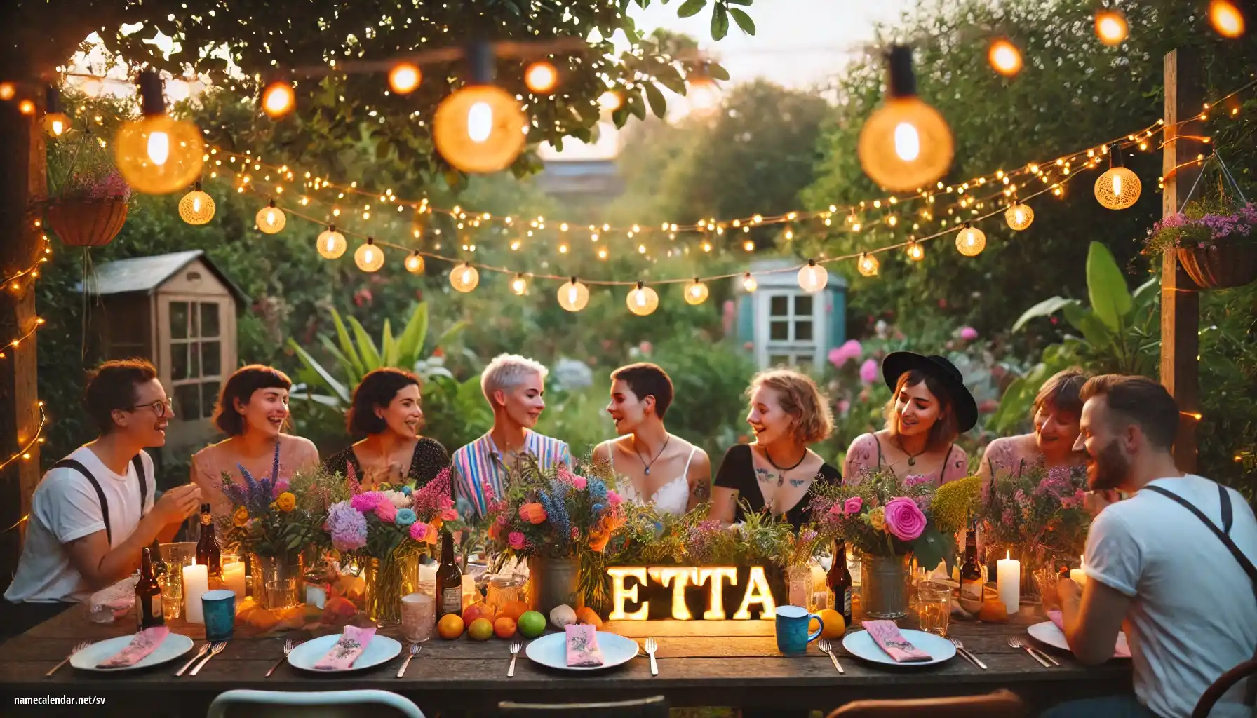 Firande av namnsdag och namn - Etta