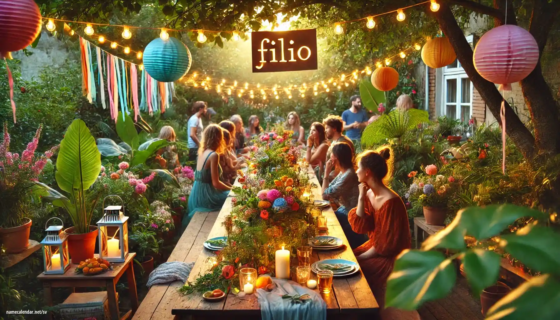 Firande av namnsdag och namn - Filio