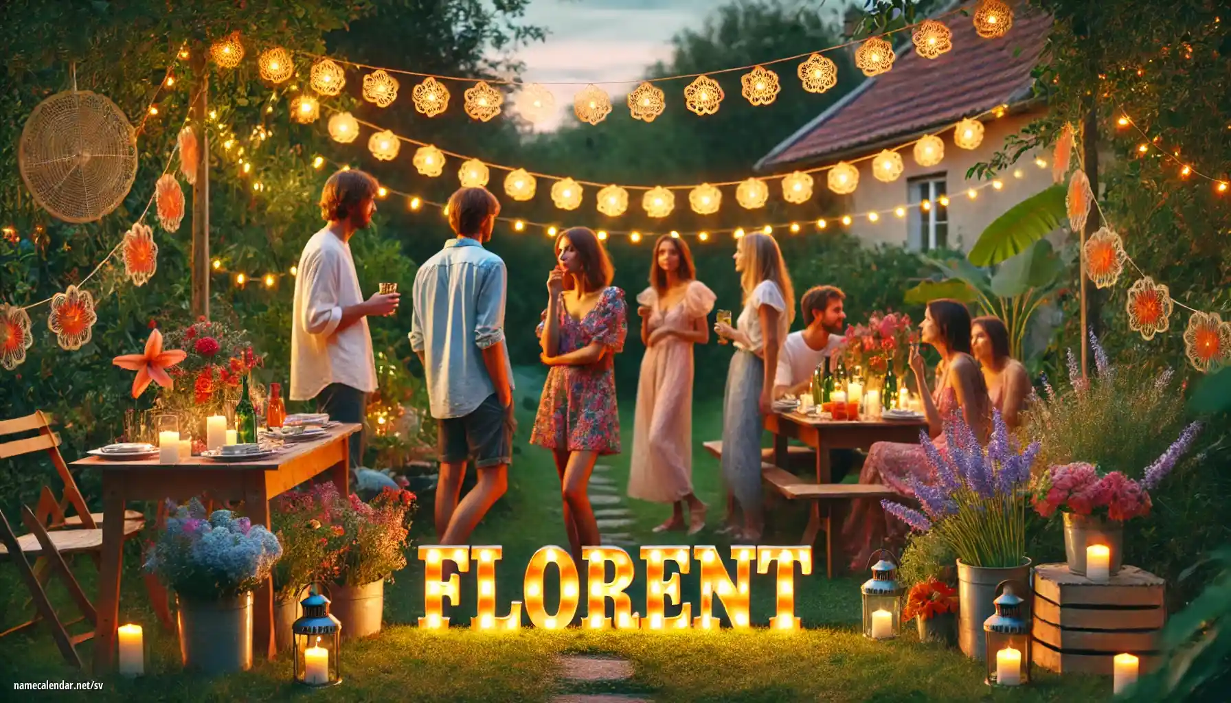 Firande av namnsdag och namn - Florent