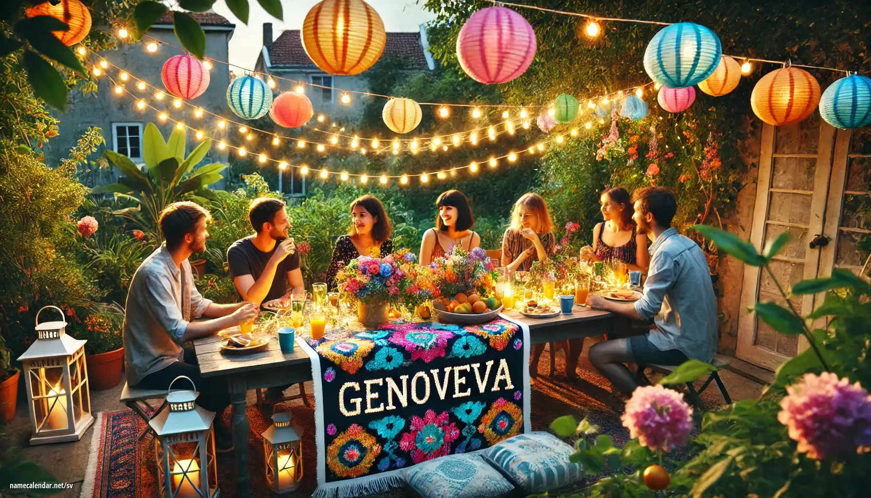 Firande av namnsdag och namn - Genovéva