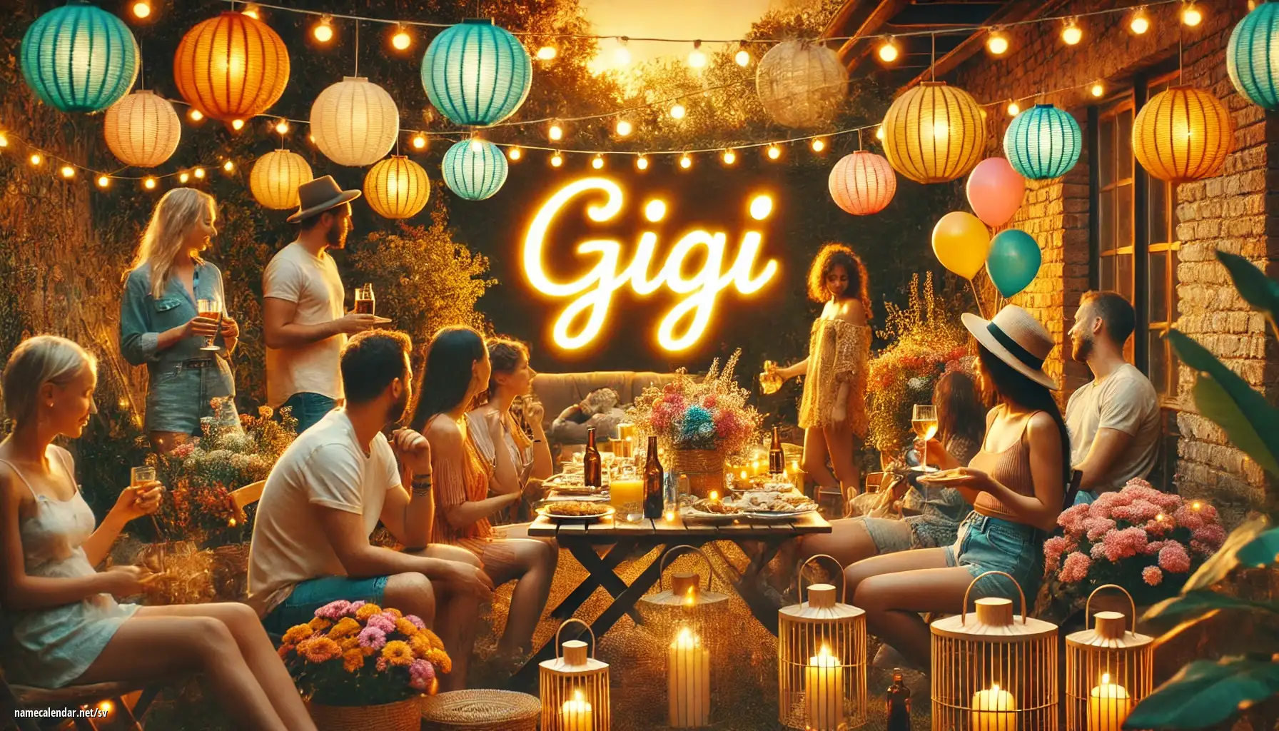 Firande av namnsdag och namn - Gigi