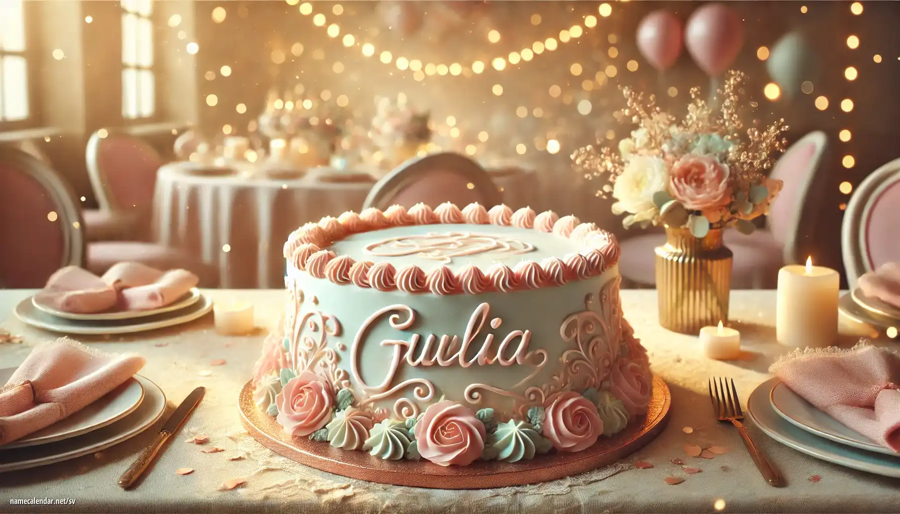 Firande av namnsdag och namn - Giulia