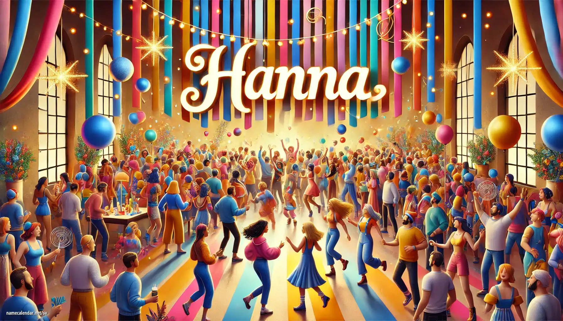 Firande av namnsdag och namn - Hanna