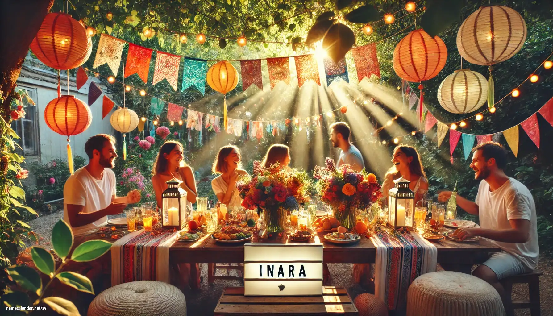 Firande av namnsdag och namn - Inara