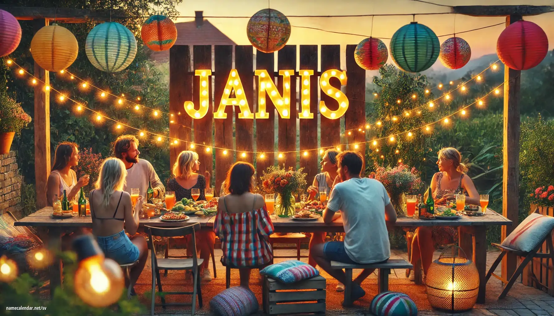 Firande av namnsdag och namn - Janis