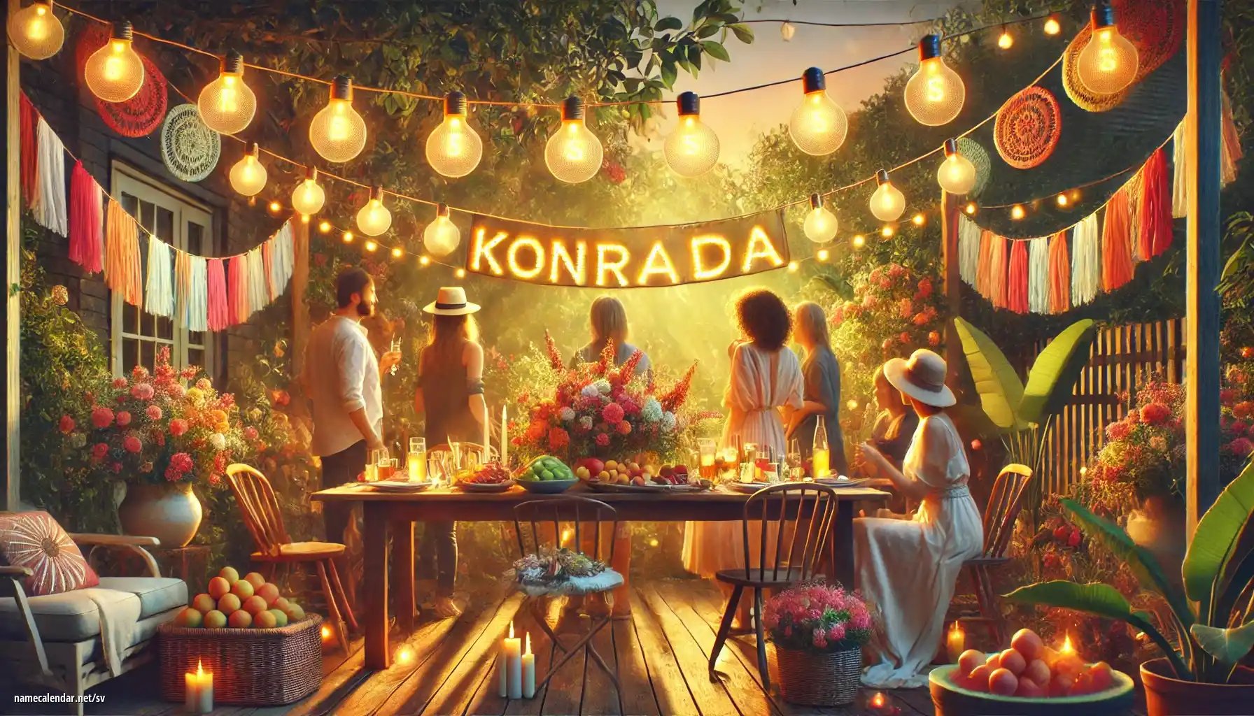 Firande av namnsdag och namn - Konrada