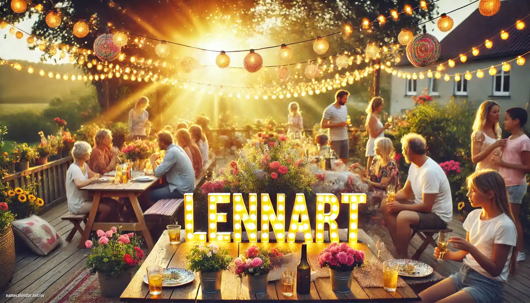 Firande av namnsdag och namn - Lennart