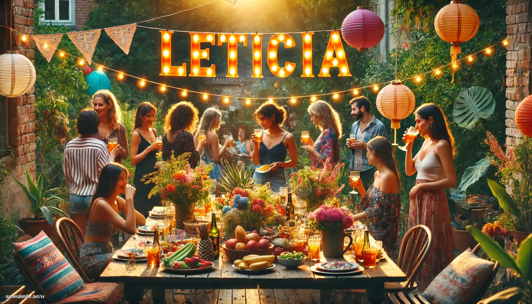 Firande av namnsdag och namn - Letícia