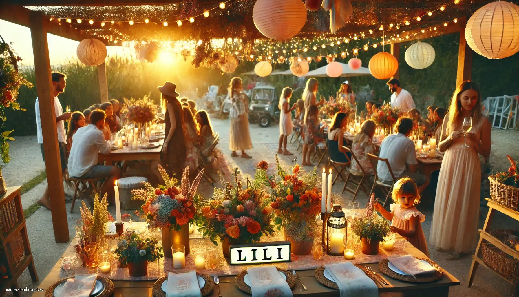 Firande av namnsdag och namn - Lili