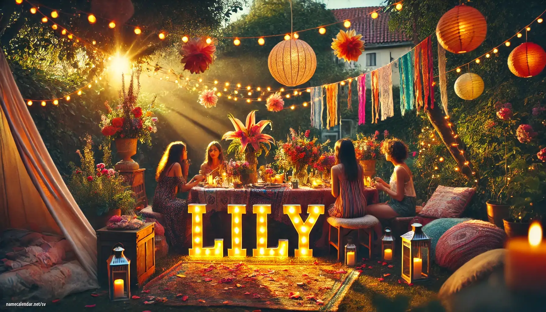 Firande av namnsdag och namn - Lily