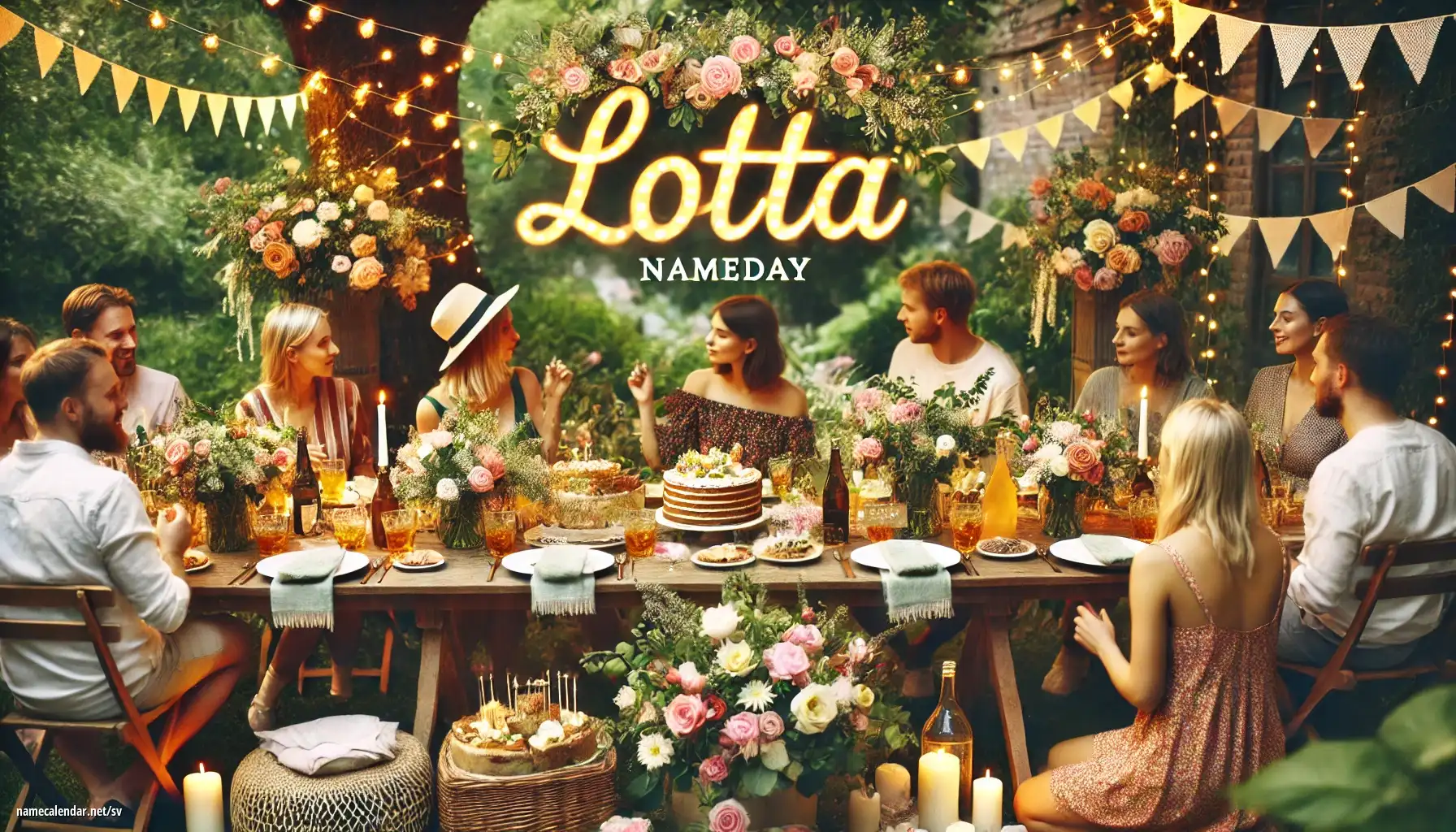 Firande av namnsdag och namn - Lotta