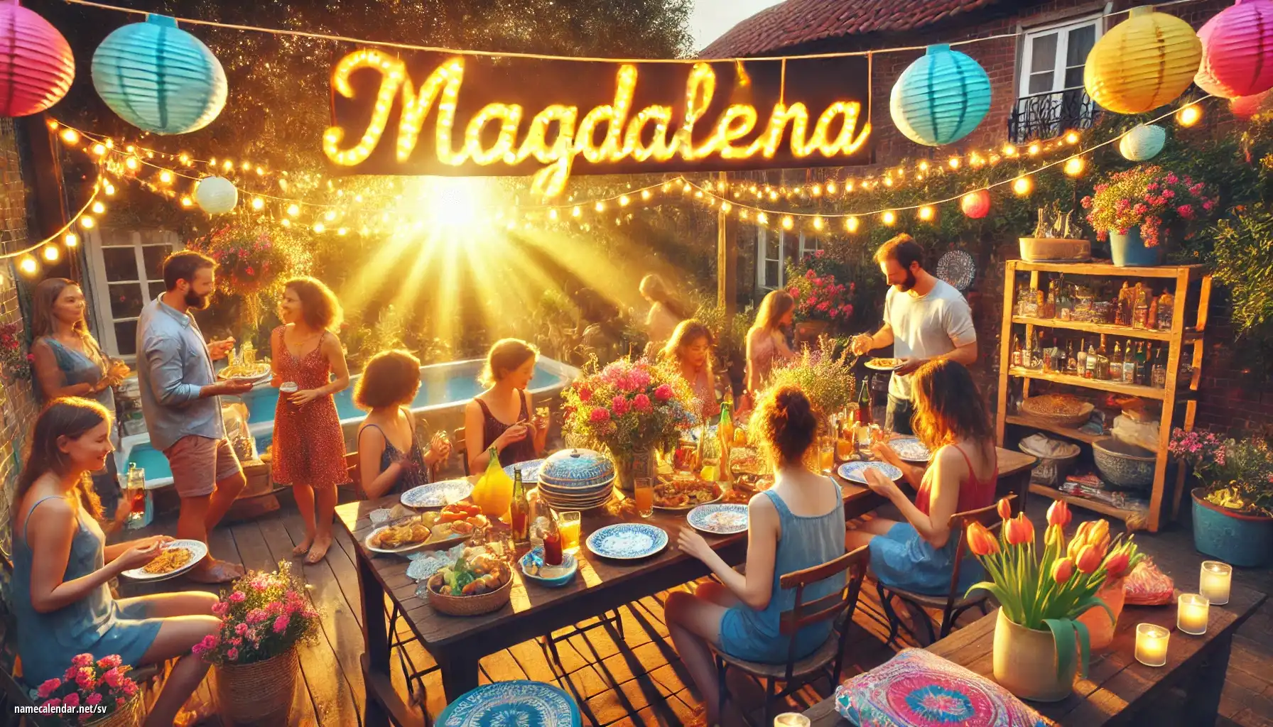 Firande av namnsdag och namn - Magdaléna