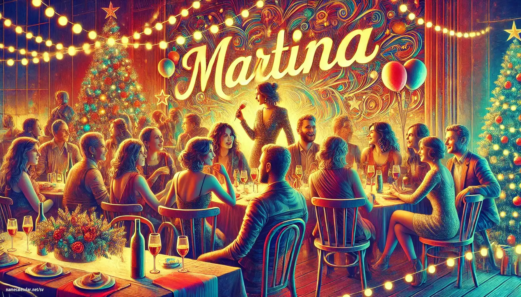 Firande av namnsdag och namn - Martina