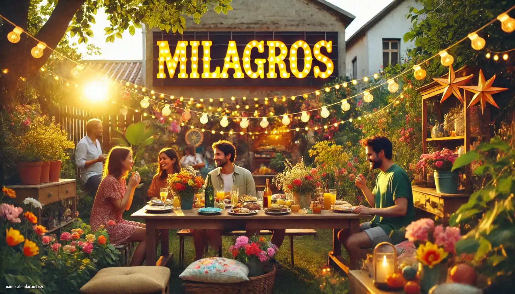 Firande av namnsdag och namn - Milagros