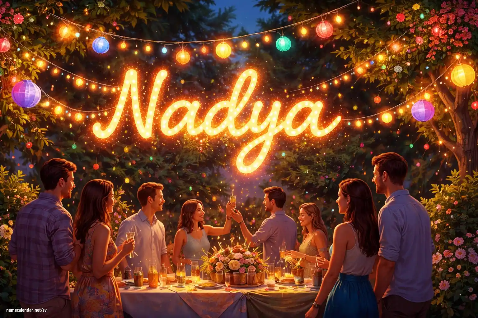 Firande av namnsdag och namn - Nadya