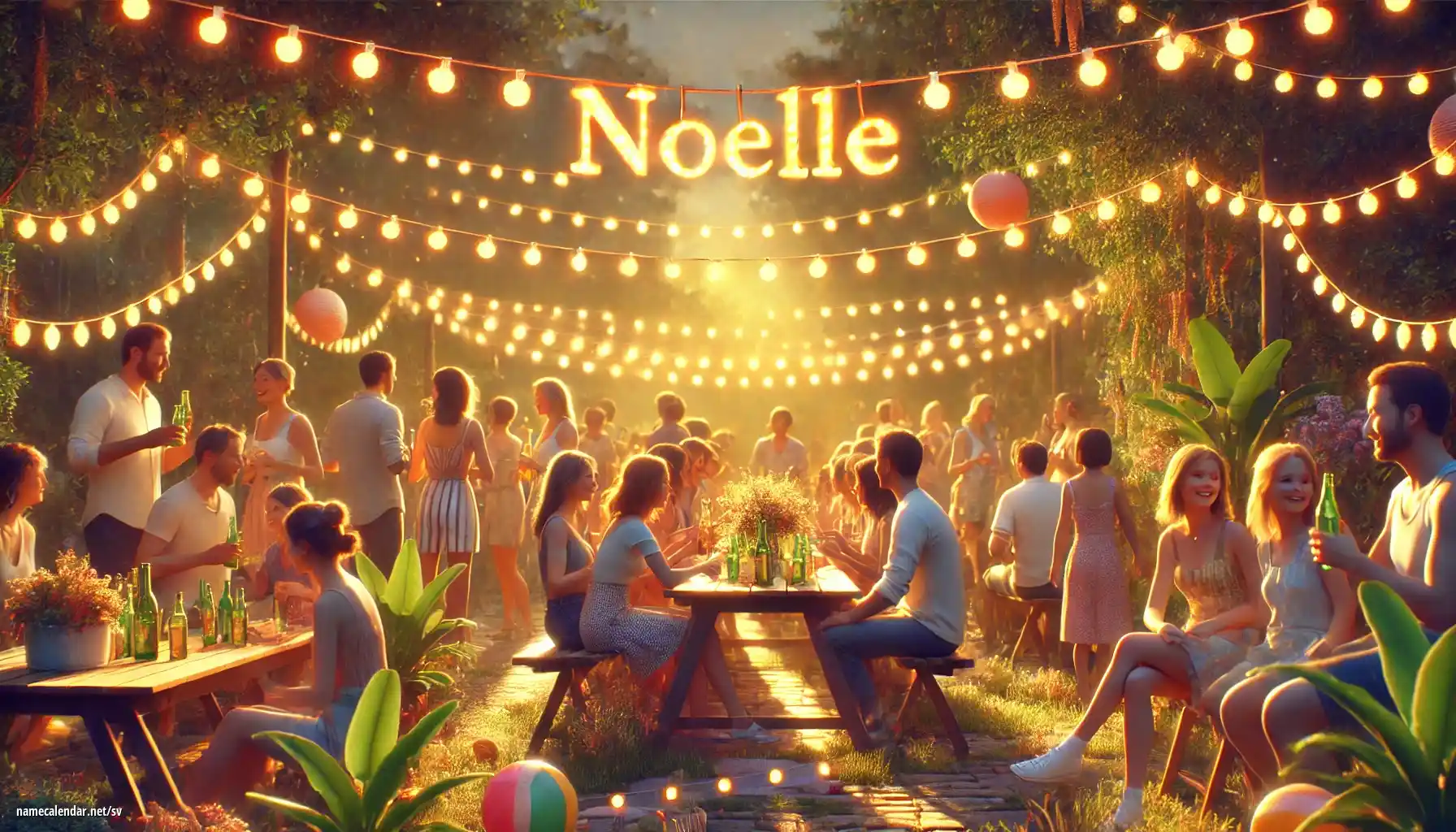 Firande av namnsdag och namn - Noelle