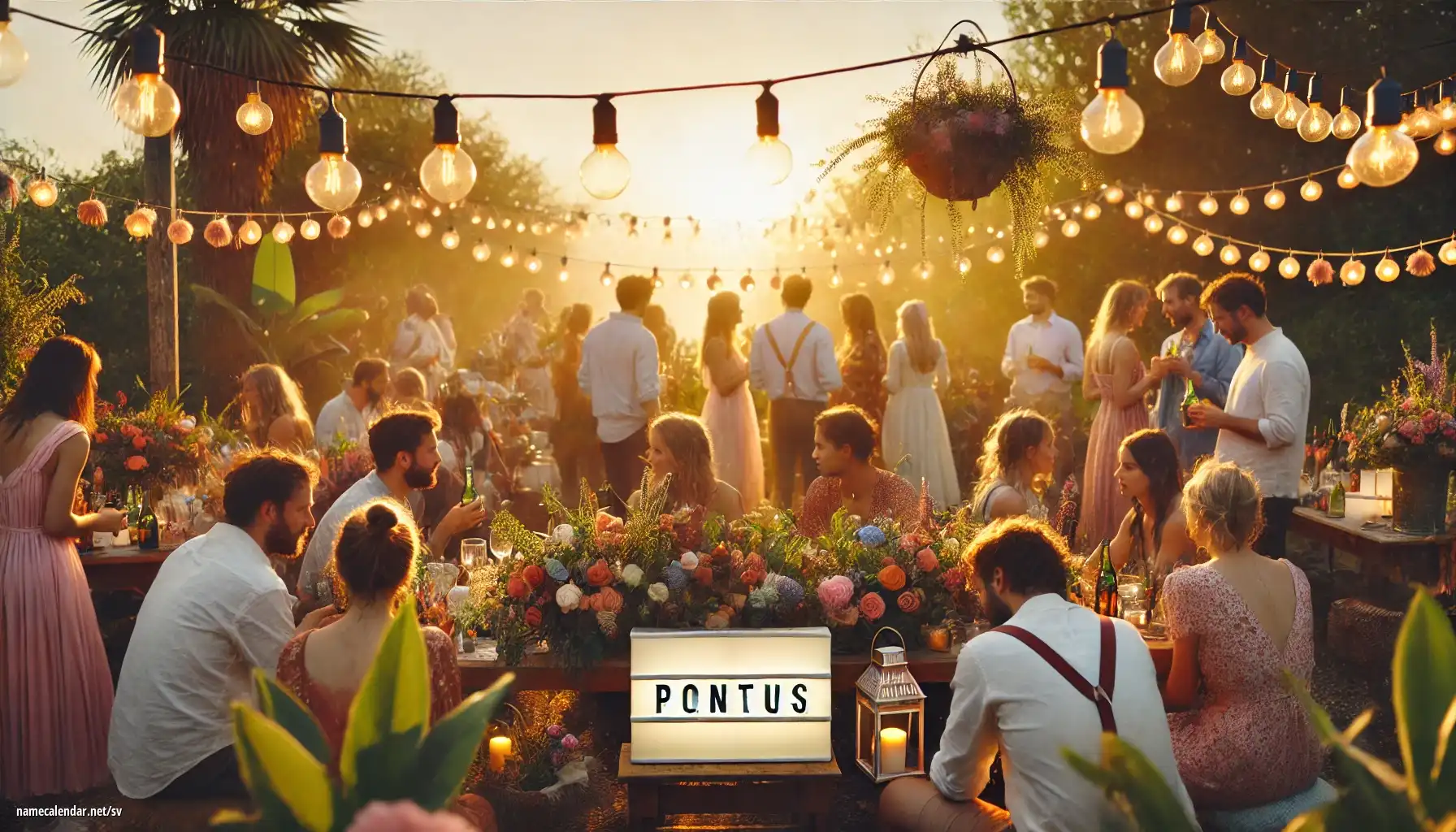 Firande av namnsdag och namn - Pontus