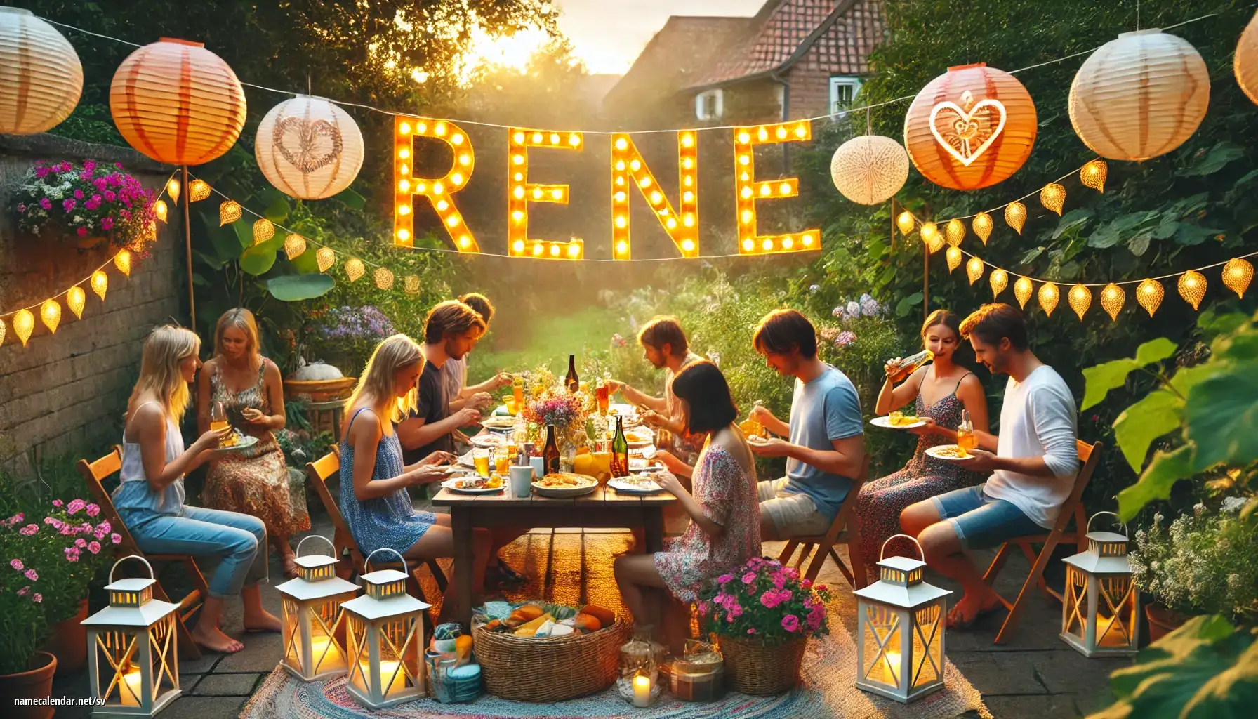 Firande av namnsdag och namn - Rene