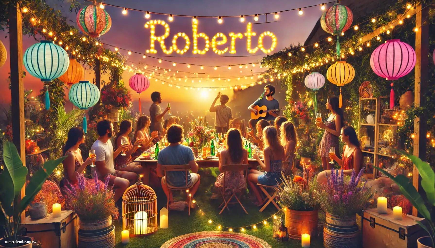 Firande av namnsdag och namn - Roberto