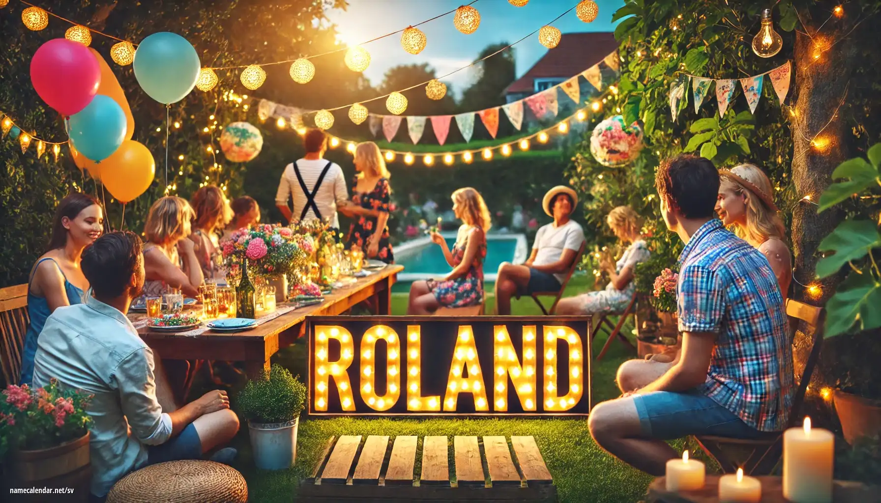 Firande av namnsdag och namn - Roland