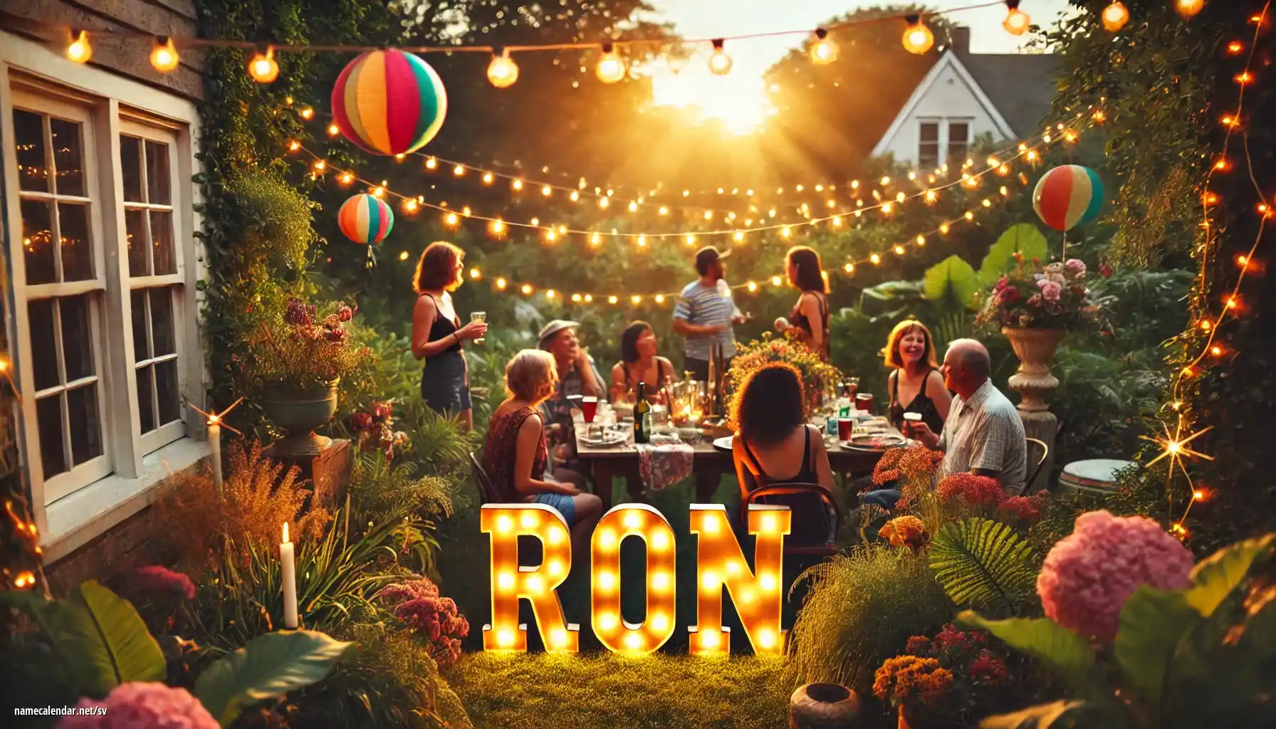 Firande av namnsdag och namn - Ron