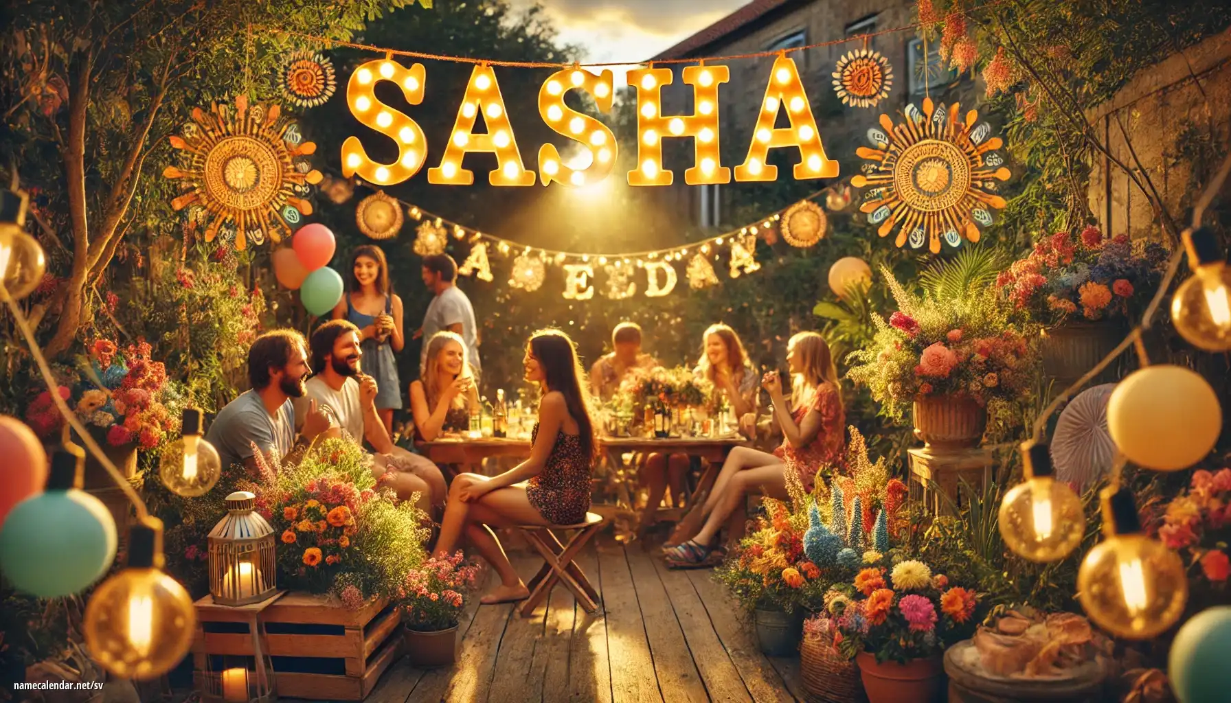 Firande av namnsdag och namn - Sasha