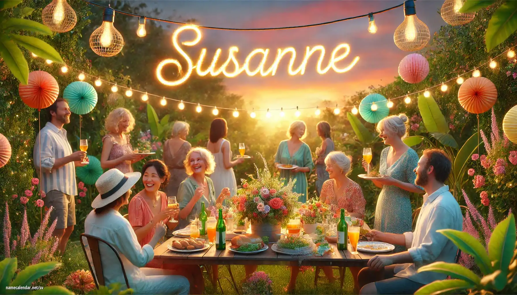 Firande av namnsdag och namn - Susanne