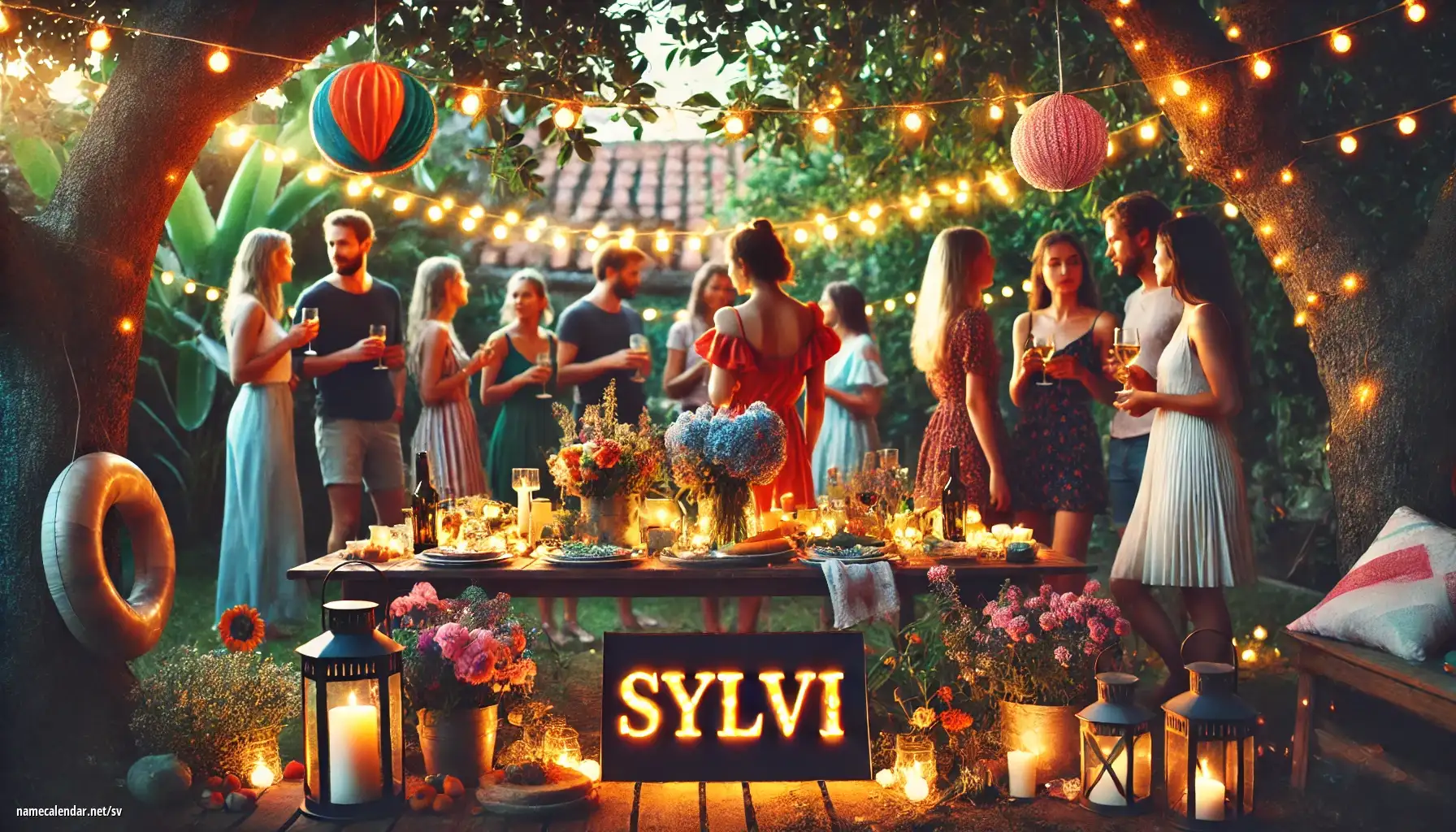 Firande av namnsdag och namn - Sylvi