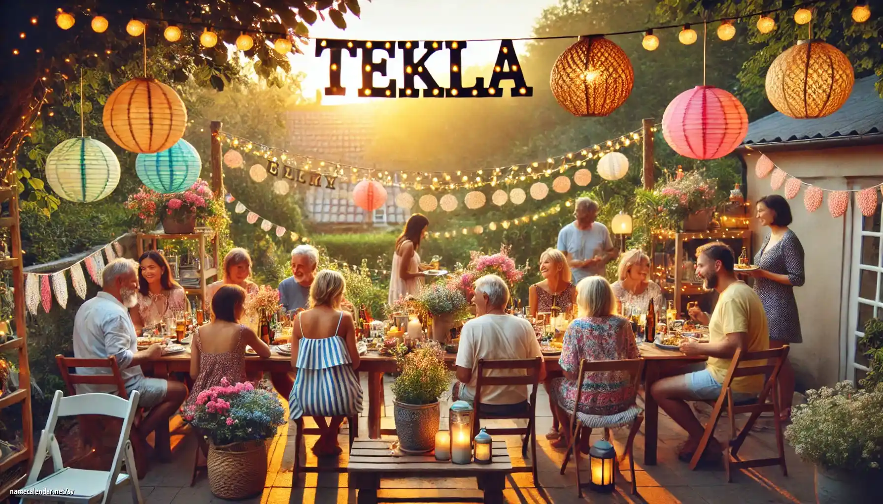 Firande av namnsdag och namn - Tekla