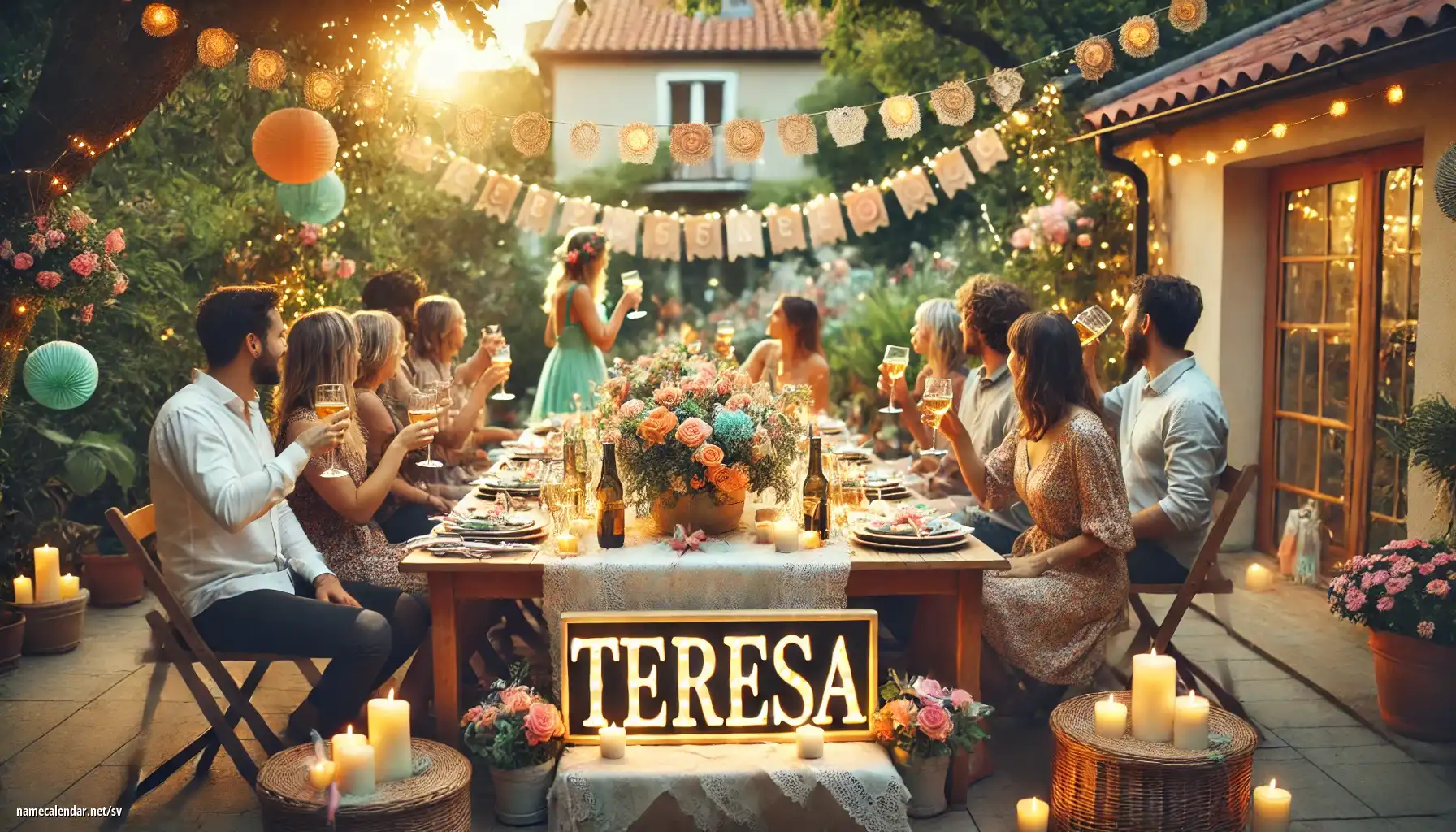 Firande av namnsdag och namn - Teresa