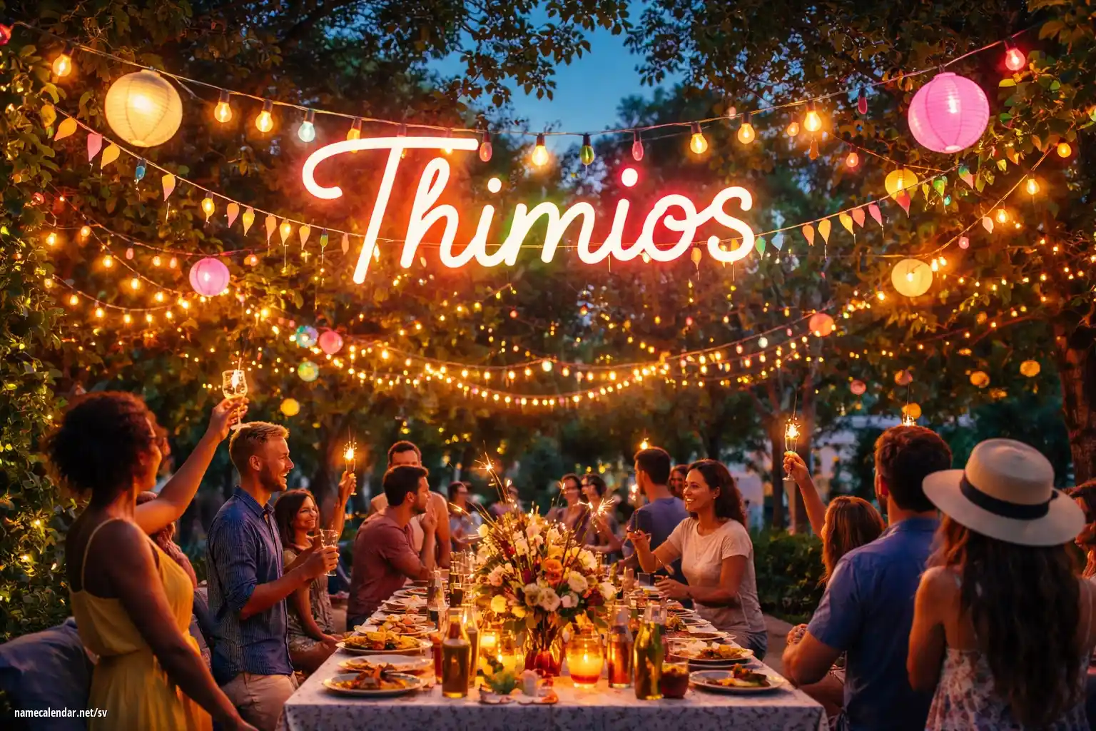 Firande av namnsdag och namn - Thimios