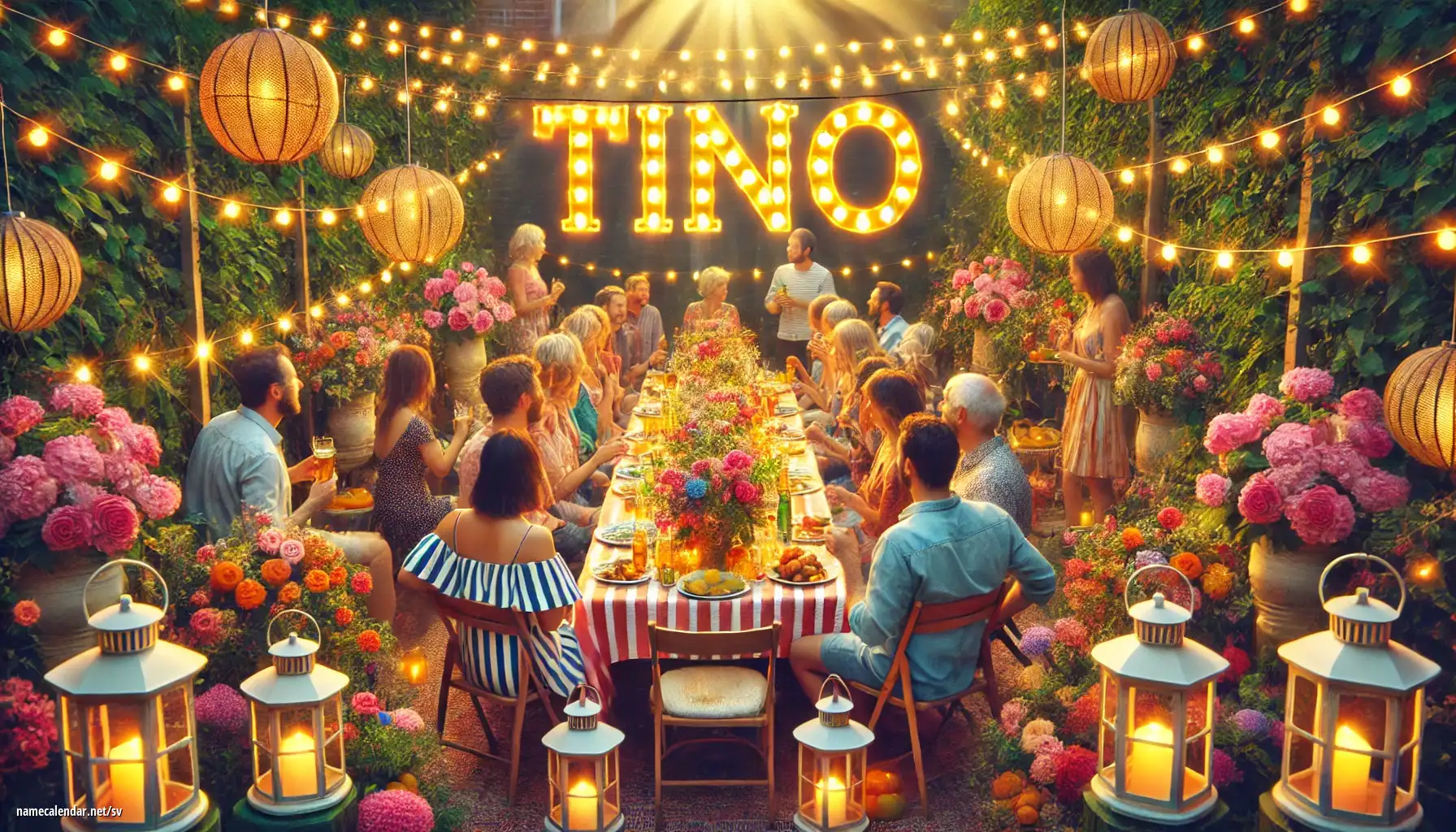 Firande av namnsdag och namn - Tino