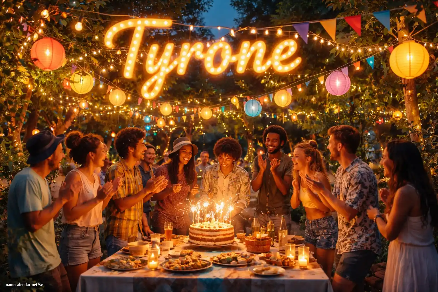 Firande av namnsdag och namn - Tyrone