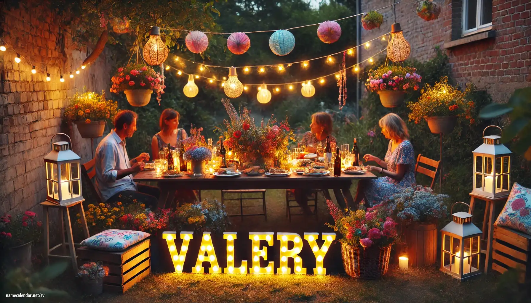 Firande av namnsdag och namn - Valery