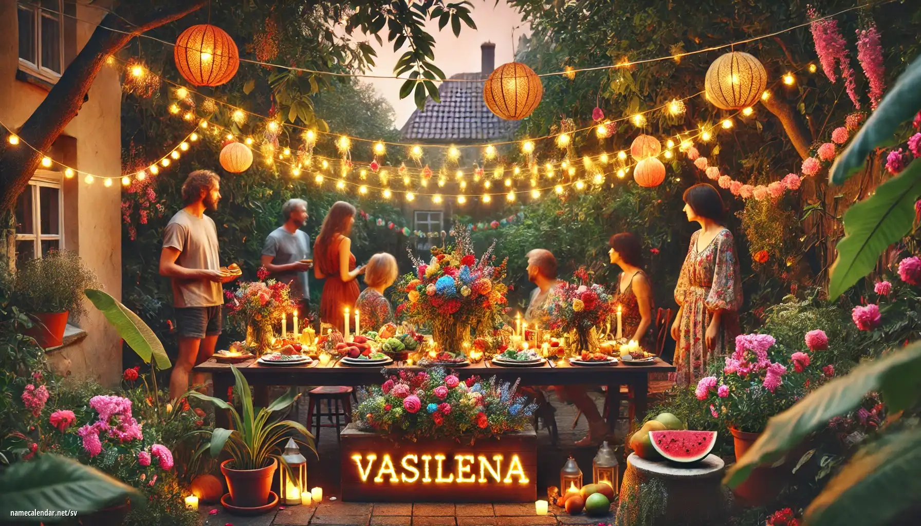 Firande av namnsdag och namn - Vasilena