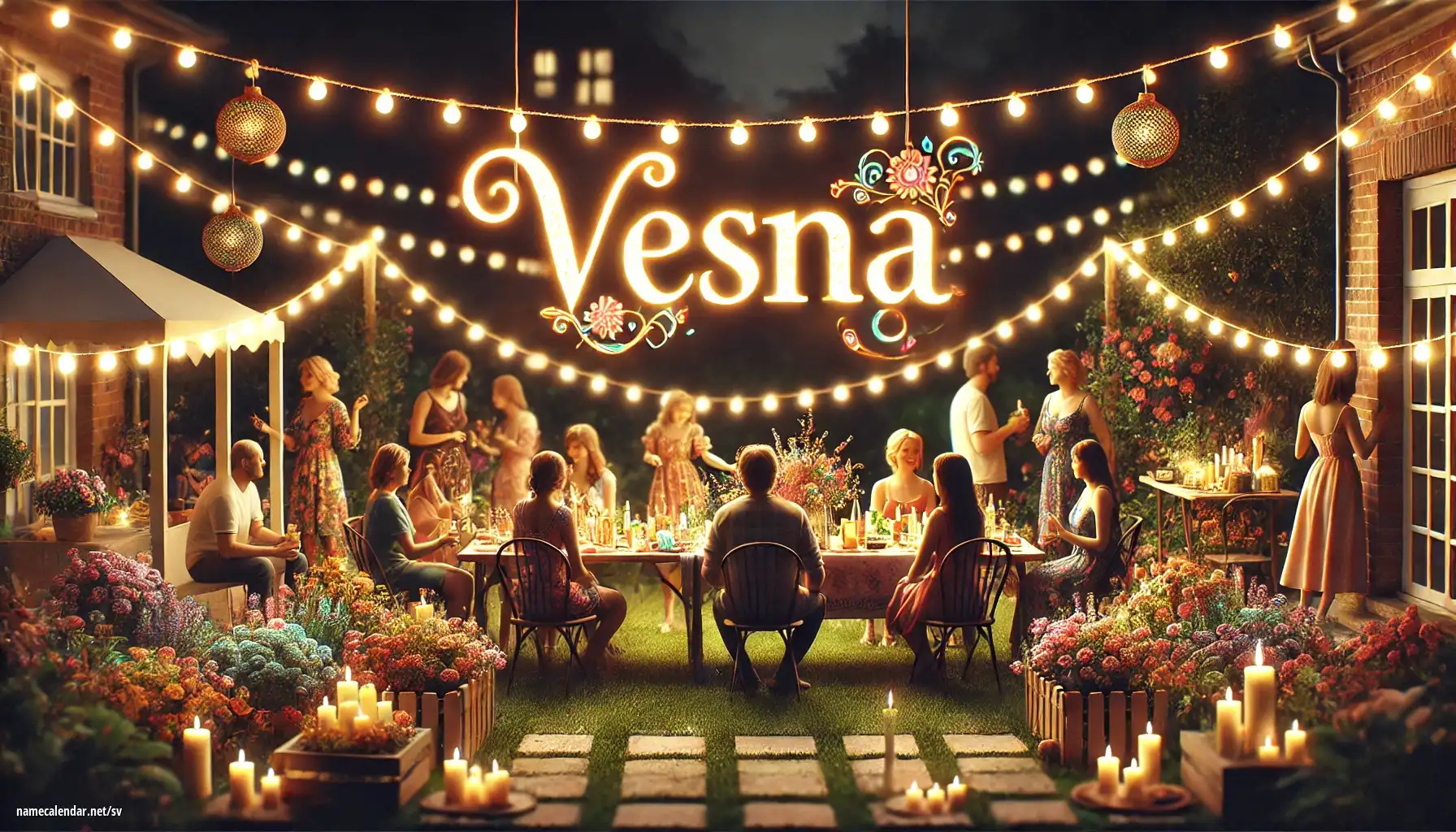 Firande av namnsdag och namn - Vesna