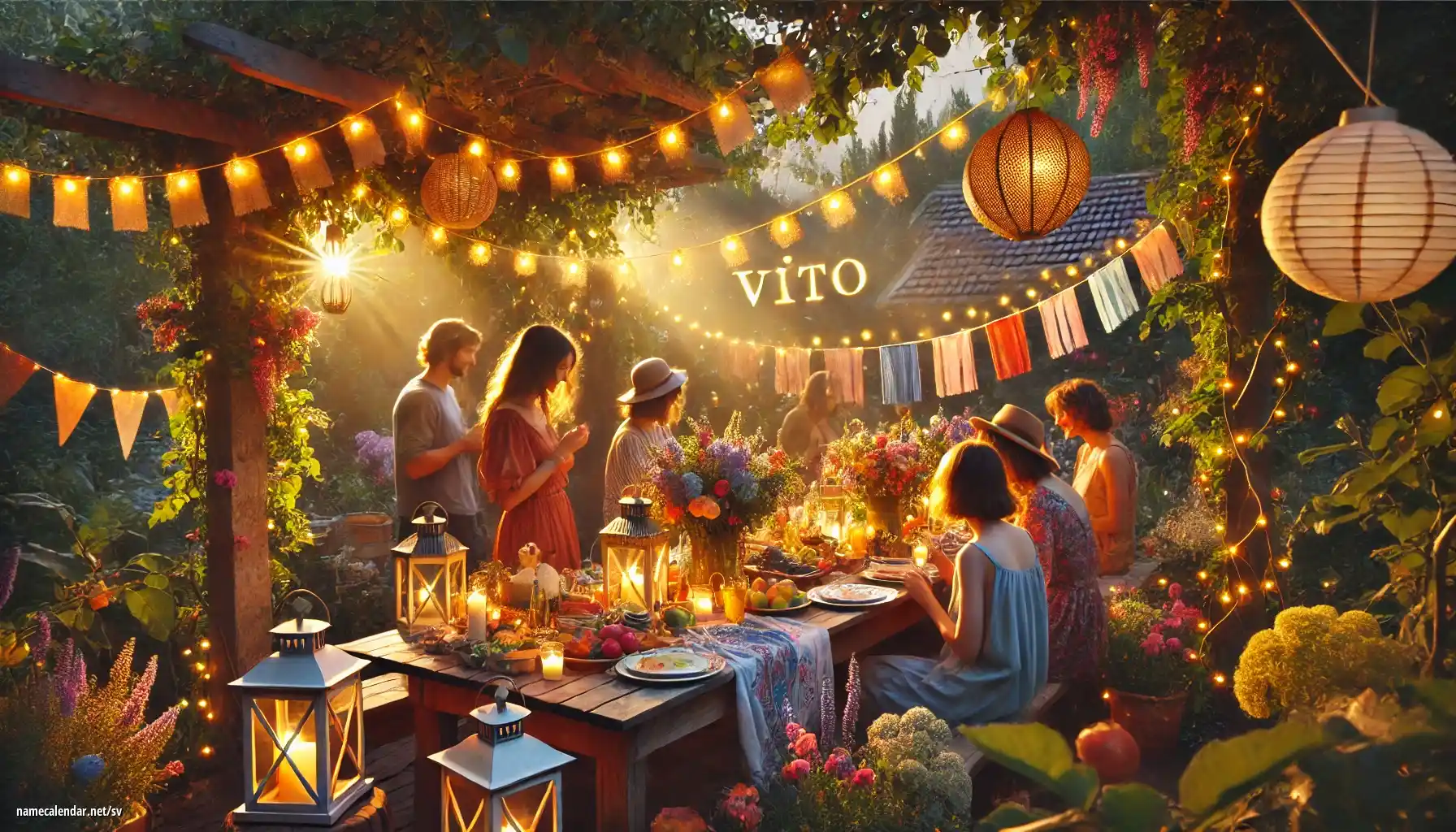 Firande av namnsdag och namn - Vito